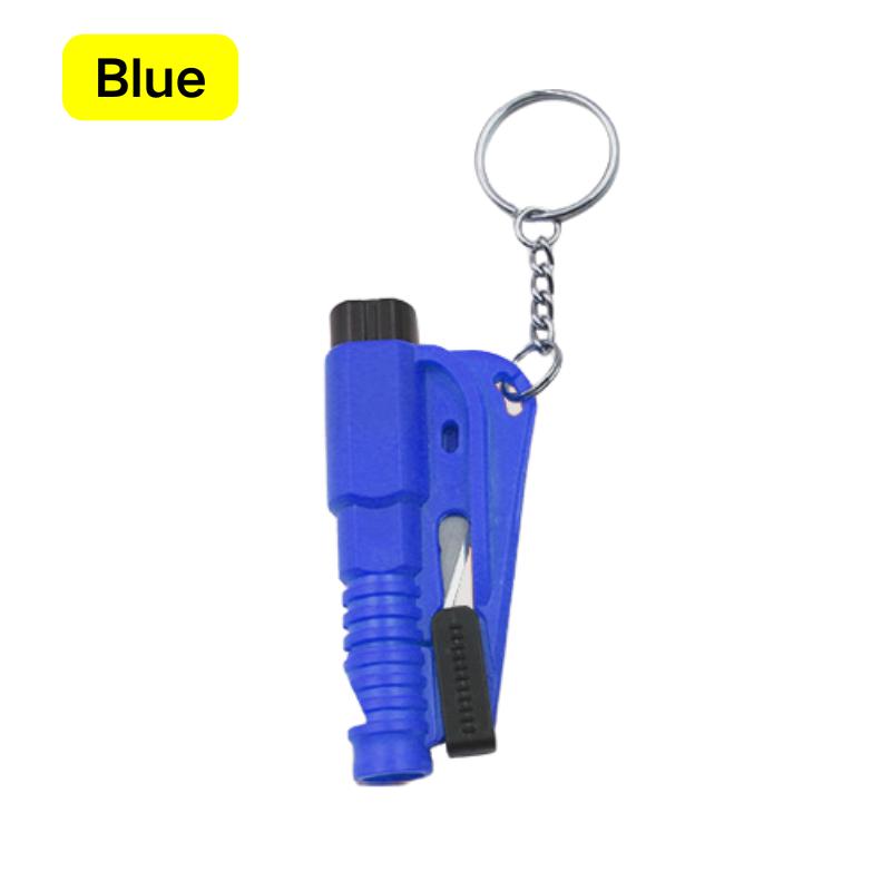 1pc 3 In 1 Car Window Breaker Safety Hammer Seat Belt Cutter Emergency Whistle Car Rescue Escape Tool Glass Breaker