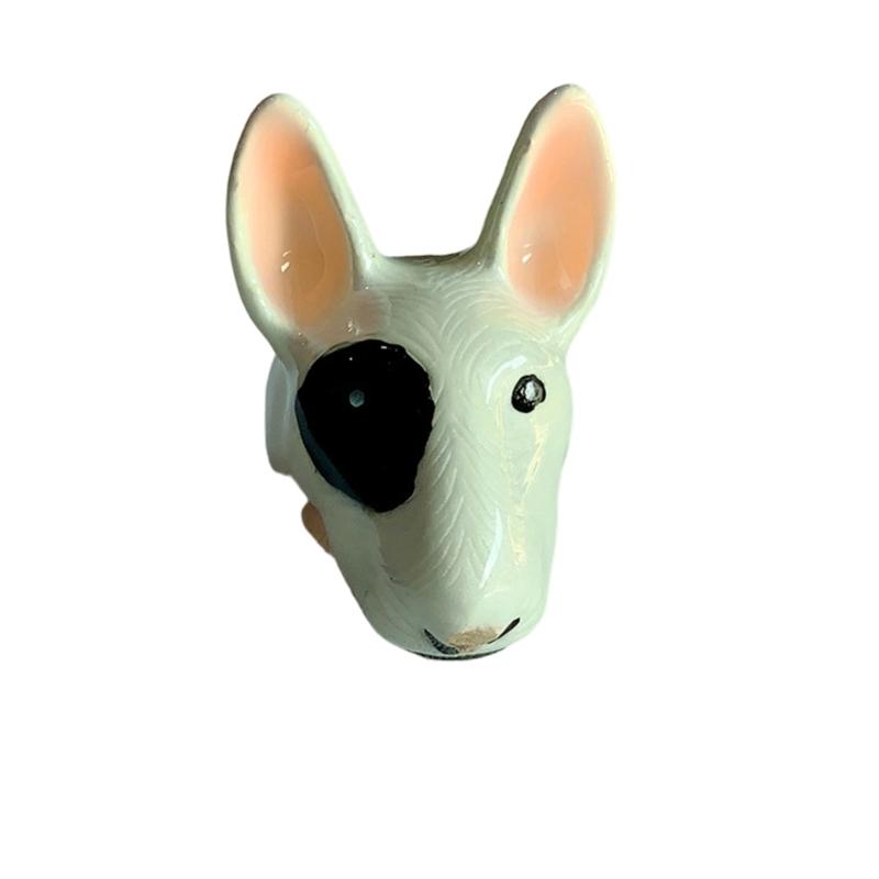 

Playful Animal Theme Enamel Ring Stackable Finger Jewelry Opening Rings Suitable for Creative Layer Hand Accessories