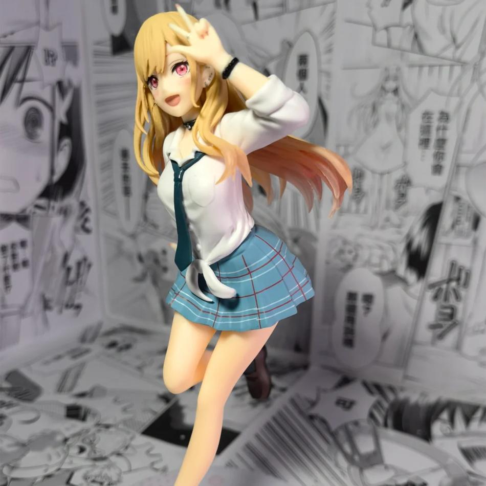 In Stock 18Cm My Dress-Up Darling Anime Figure Black Maid Outfit Kitagawa Marin Action Figure Shizuku Kuroe Figurine Model Toy