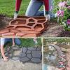 fieldlabo Gardening Mold for Concrete and Mortar - DIY Self-Build Brick Pattern for Sidewalks, Stepping Stones, Cobblestones, and Paving Stones (Set o