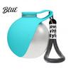 10 Oz Pet Water Bottle Portable Dog Ball Stainless Steel Bottle Leak-Proof Convenient Refill with Foldable Silicone Bowl for Outdoor Walks Travel