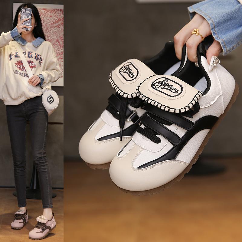 2025 little white shoes women's autumn new Korean version ins female student leisure sports versatile board shoes street shot MXG06