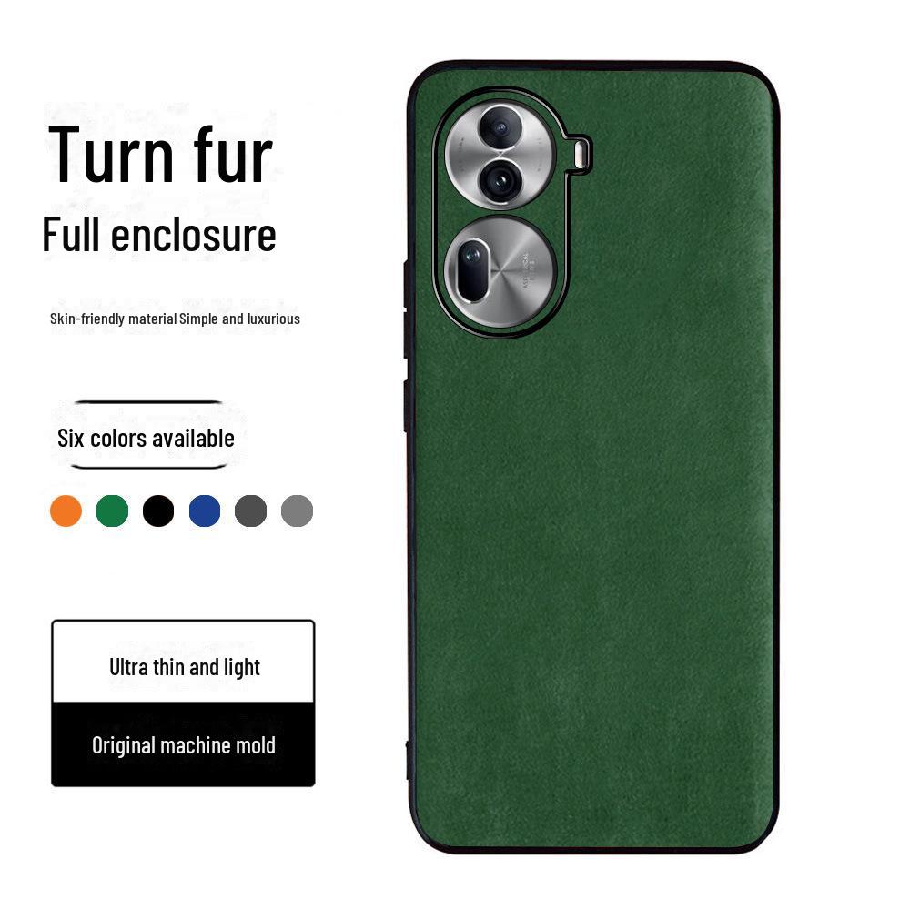 Ultra-Thin Suede Protective Case for OPPO Reno8/Reno8Pro+
