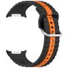 Two-tone Silicone Strap for Samsung Galaxy Watch 8 44mm 40mm Original Bracelet Belt Correa for Galaxy Watch 8 Classic 46mm Band