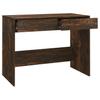 Desk in Smoked Oak Finish 101 x 50 x 76.5 cm Engineered Wood