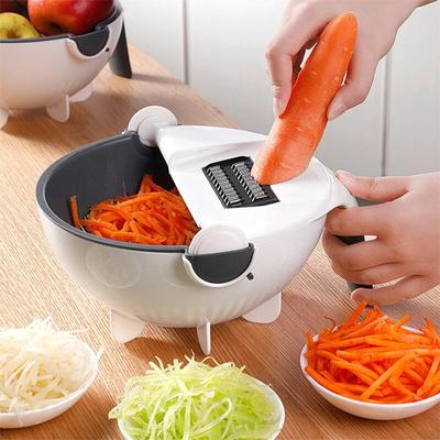 NEU Home Slicer Gemüseschneider Kartoffelschäler Karotten Zwiebelreibe mit Sieb Küchenzubehör Gemüseschneider Reibe