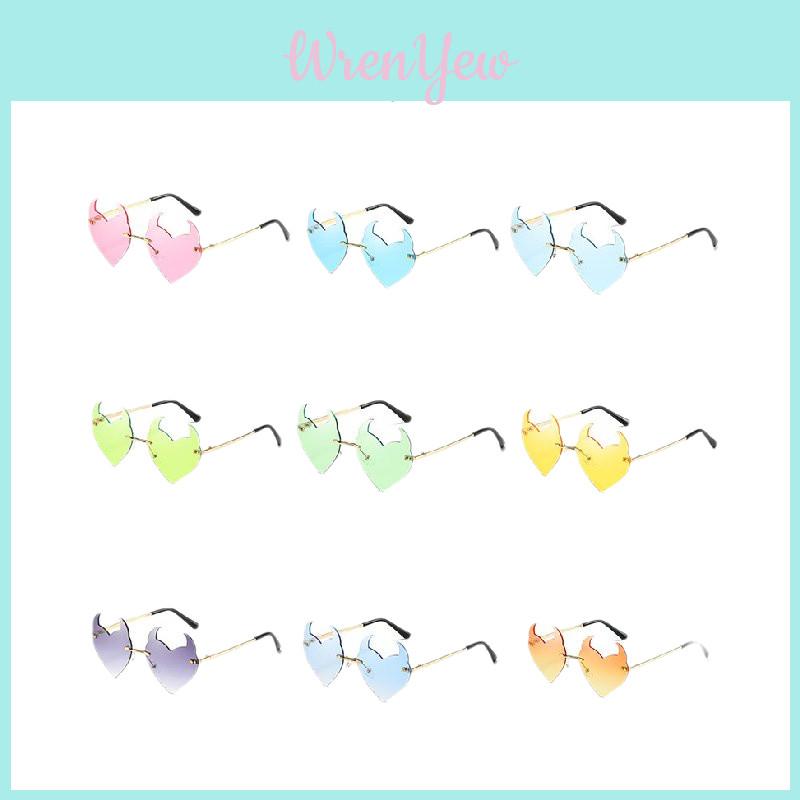 Trendy Stylish Irregular Sunglasses For Parties And Festivals With Uv380 Protection