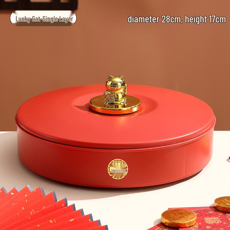 

2024 Китайский стиль Конфетница и фруктовница для новоселья, свадеб и Нового года