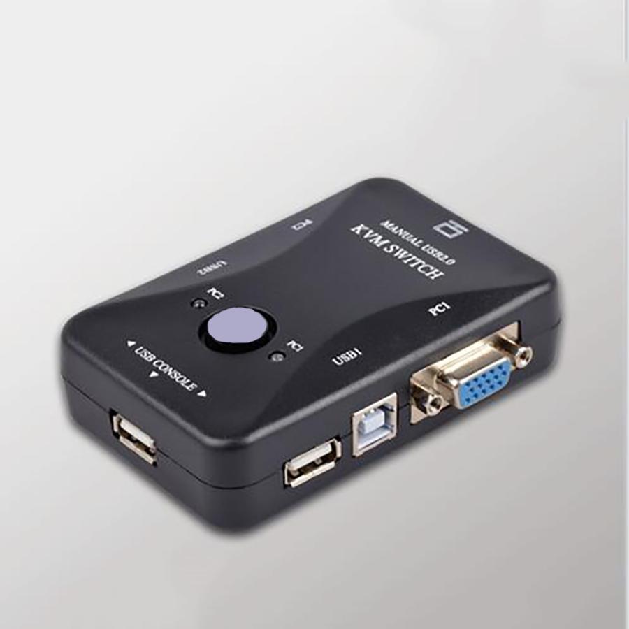 2 Port USB/PC2 KVM VGA Switch Keyboard mouse switch