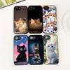 Phone Cover for Huawei P30 P20 Mate 20 Lite Pro Y7 Y6P Y7A 2019 Nova 5T 3I Funda Casing Soft Case Cartoon Cat Meow Kitten