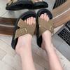 Fashion Shoes Female 2025 Open Toe Women's Slippers Hot Sale Casual Slippers Women Buckle Round Toe Flat with Platform Women's Sandals