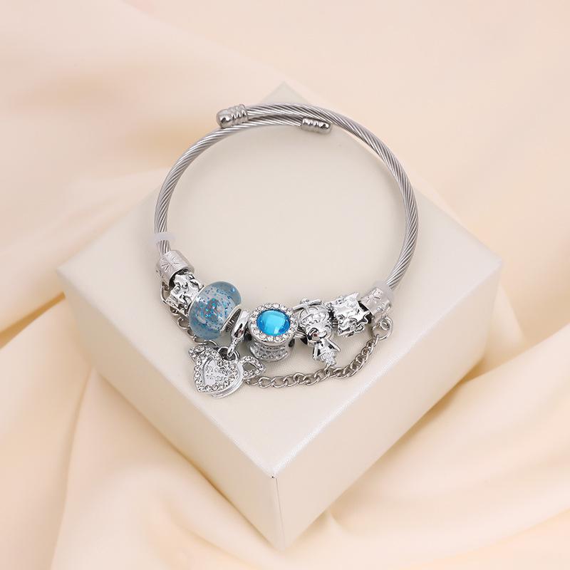 Panjia Ängelvinge DIY Avtagbart Armband – Justerbart Armband i Ins-stil