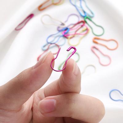 50pcs Color Paint Gourd Pin Iron U-shaped Buckle Needle Crochet Diy Clothing Tag Accessories Jewelry Sewing Accessories