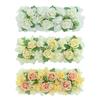 54X23CM Size Artificial Rose Strip Simulation Flowers Strip Flower Design Wedding Scene Decoration Rose Arrangement
