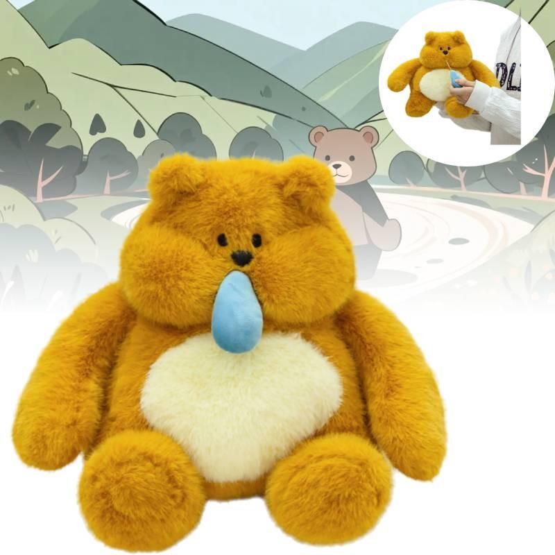 Plush Bear Snot Toy Cartoon Animals Super Soft Fill Doll Accompany Sleeping