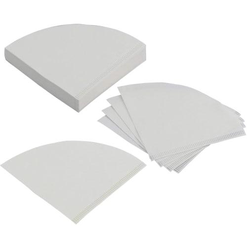 KOGU Coffee Filters, 1-2 Cups, Made in Japan, Conical Paper Filters with Cotton Blend, Reduces Paper Odor and Fine Powder, 60 Filters, White, 43451, P