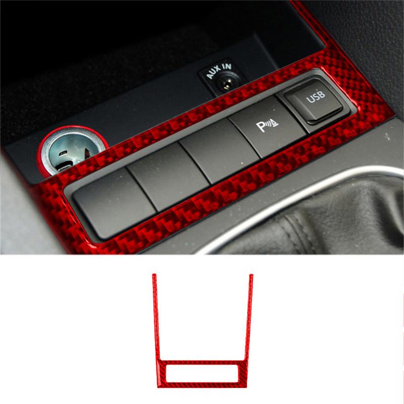 For Volkswagen Jetta 2011 2012 2013 2014 ABS Carbon Fiber Car Center Control Interior Decoration Sticker Car Accessories