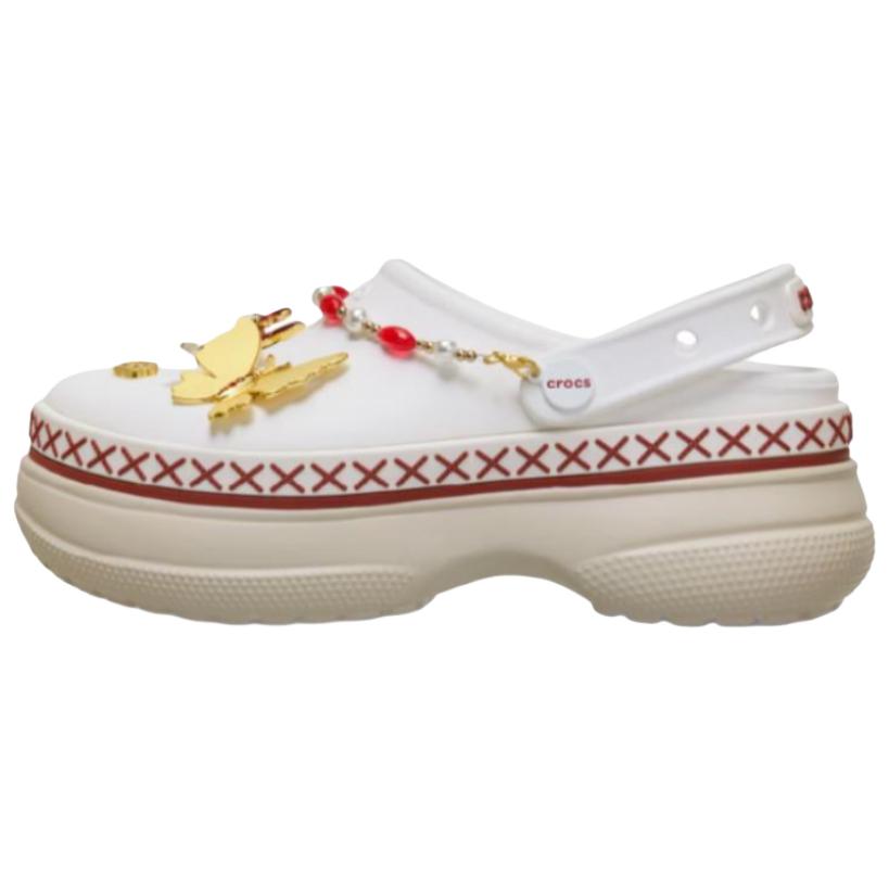Crocs Classic Clog White Multi Unisex 213113-0PZ 34-35