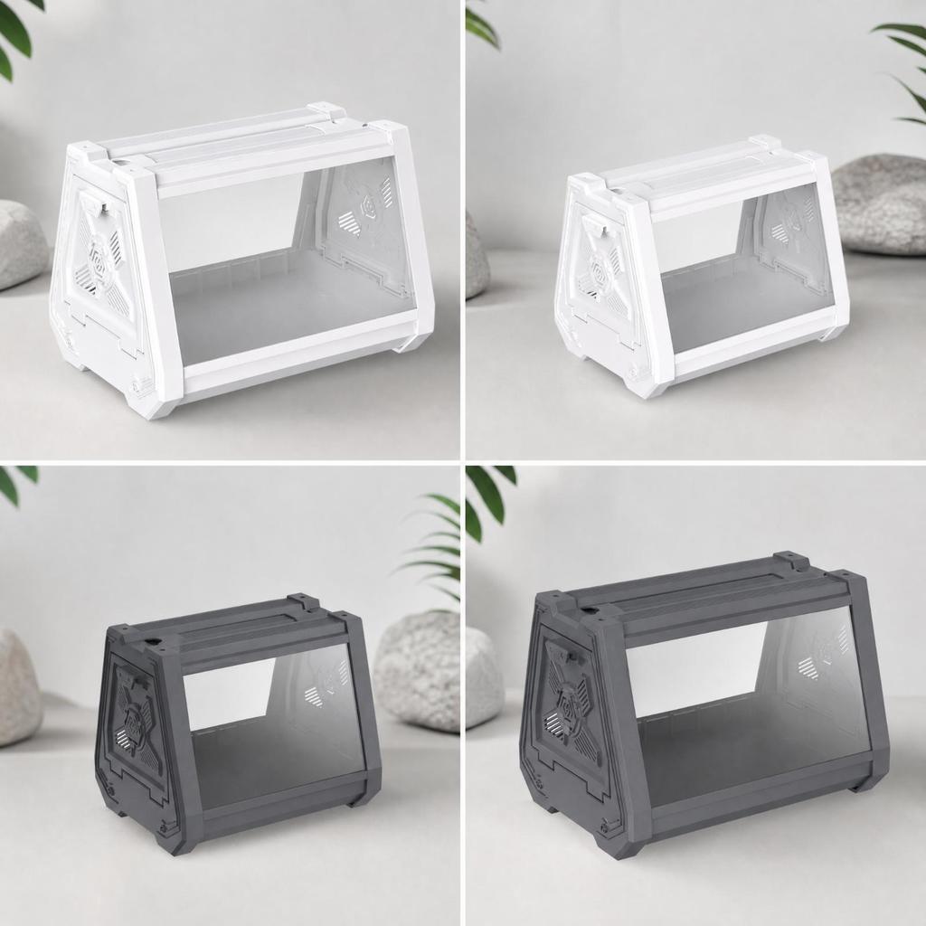 Desktop Pet Enclosure Sturdy Reptile Habitat High Ventilation