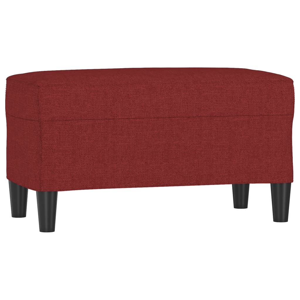 Bench in Wine Red 70 x 35 x 41 cm Fabric
