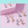Elegant Alloy Butterfly Earrings For Women Fashionable European And American Style