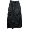 Women's Summer American Vintage Split High-Waist Drawstring Y2K Utility Midi Skirt - Niche Streetwear for Spicy Girls