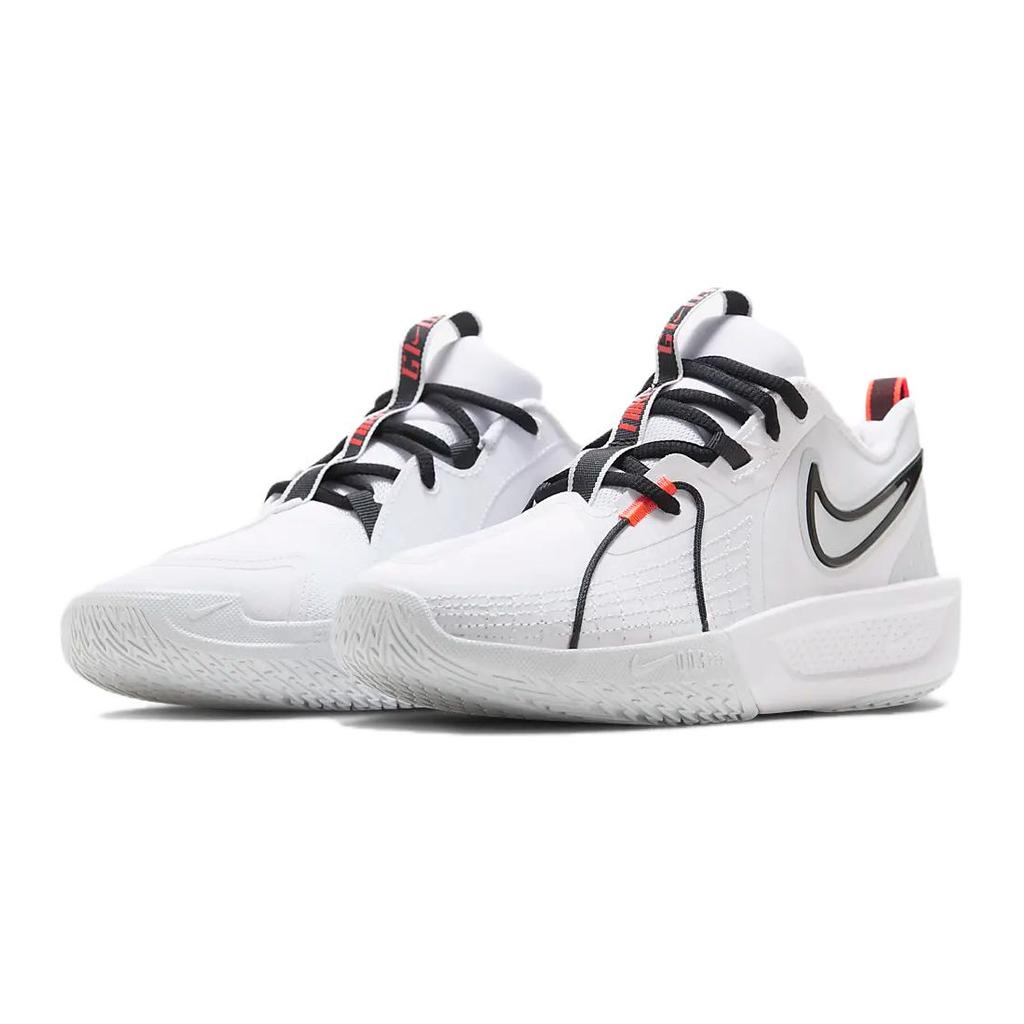 New Nike Air Zoom G.T. Cut 3 GS Cushioning, Wear Resistant Low Top Children's Basketball Shoes White FD7033-100