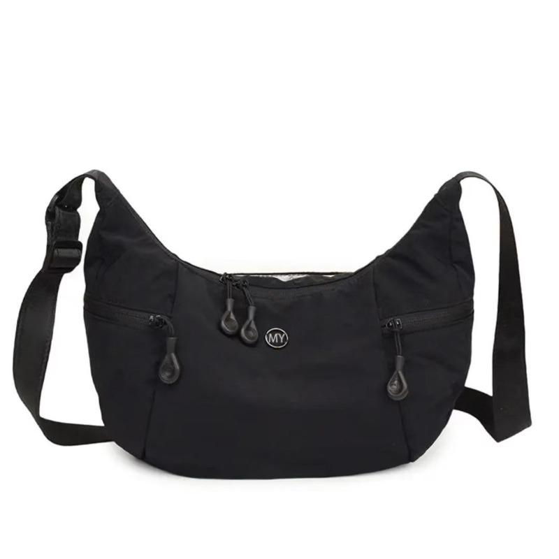 Ultra-light tarp bag, shoulder messenger bag, multi-functional nylon lightweight large-capacity croissant bag