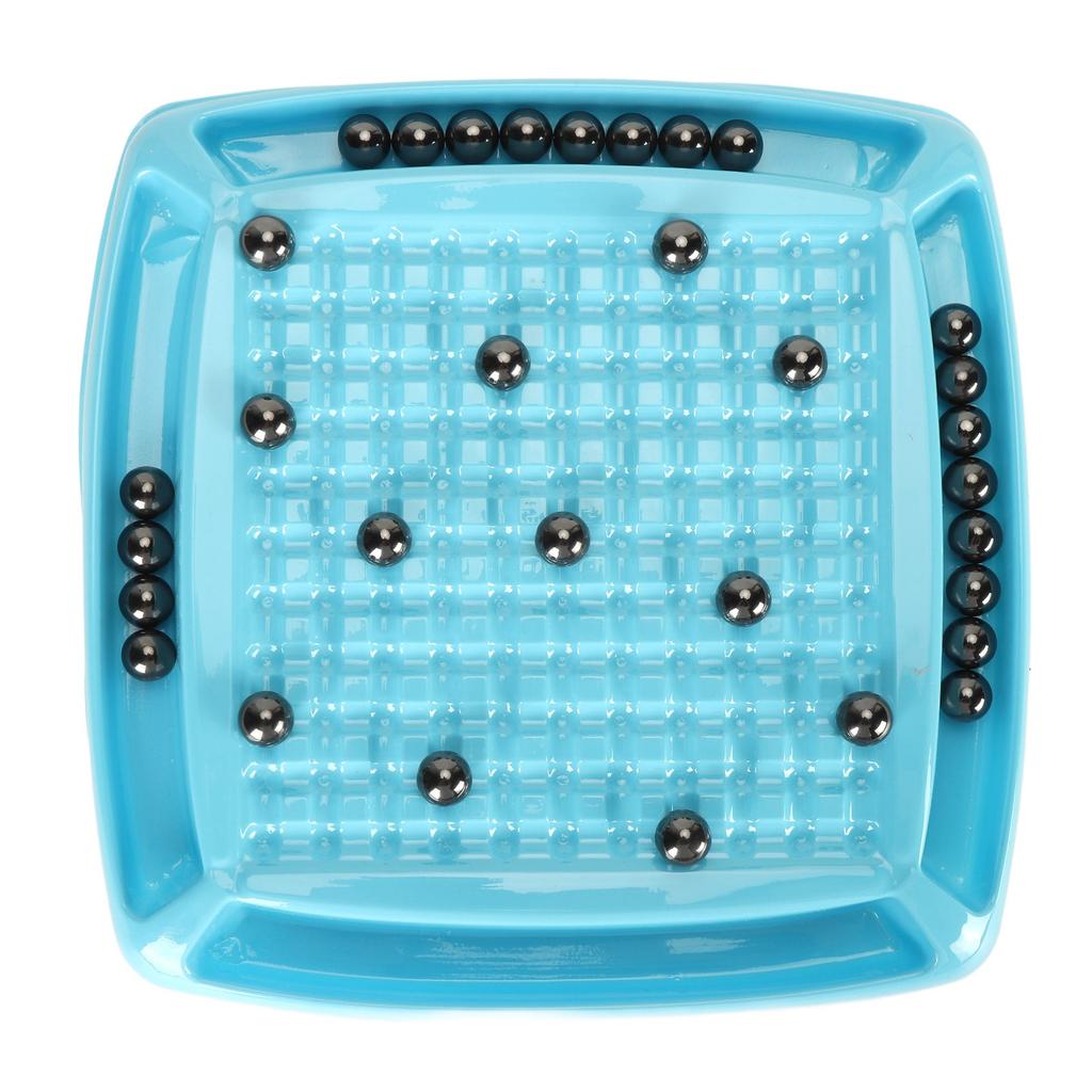 Magnetisches Schachspiel mit Steinen Drehende Scheibe Interaktives Puzzle-Spielzeug Pädagogisches Magnet-Schachsteine