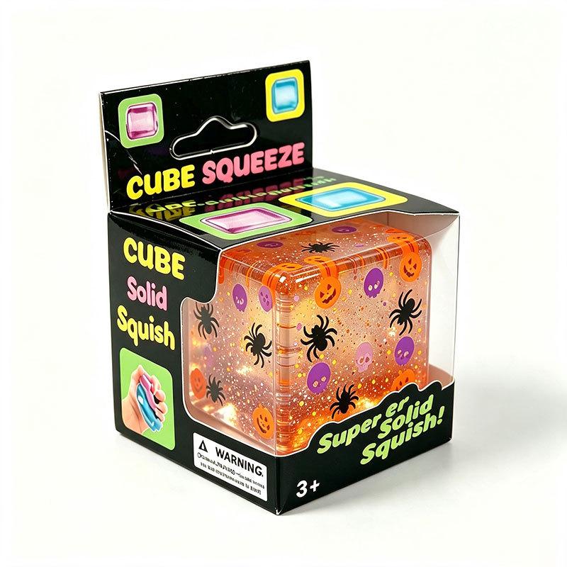 Sensory Fidget Halloween Squeeze Toy Ice Style Slow Rising Soft Stress Relief for Classroom Rewards Student Gifts