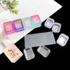 Disposable Acrylic Inner Trays 100-Pack for Mini Cup Palettes, Resin Epoxy Craft Coloring Tools, Silicone Molds, 3.7x3x1cm