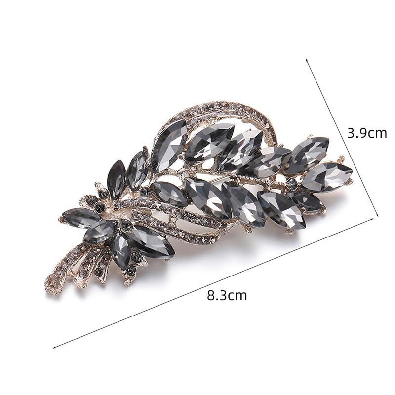 Rhinestone Wheat Ear Tulip Dandelion Pins For Women Pearl Plant Brooches Banquet Party Backpack Gifts Jewelry Accessories