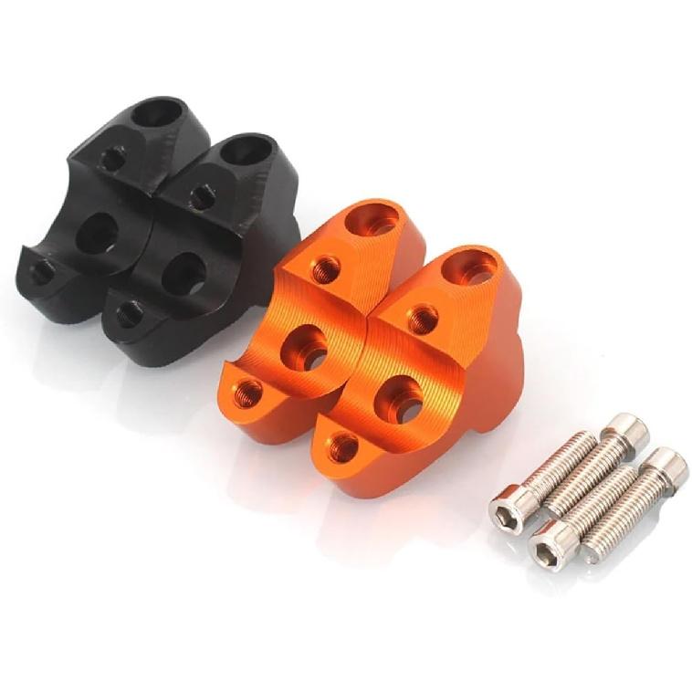For 1050 1090 1190 1290 Super Adventure Duke R Gt Smc Motorcycle Handlebar Riser Kit Accesorios Para Moto(Orange)