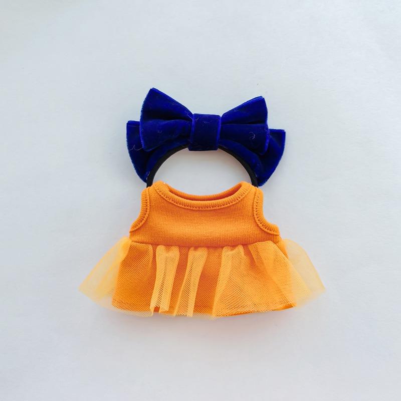 Designed For 17cm Labubu 3.0 Large Into Energy Series Clothes Labubu Lace Pleated Skirt Doll Accessories Fashion Present