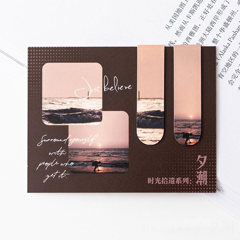

Floral Illustration Bookmark 4 Colors Reading Markers Cards Waterproof Bookmarks Pvc Student Bookmarks For Gifts Students