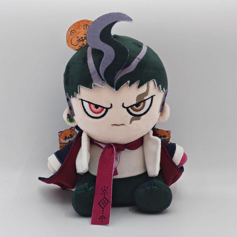 Halloween Danganronpa Cosplay Plüschtier 22cm Anime Gandamu Tanaka Stofftiere Plüschtier Kissen Geschenk XMAS PARTY Dekoration