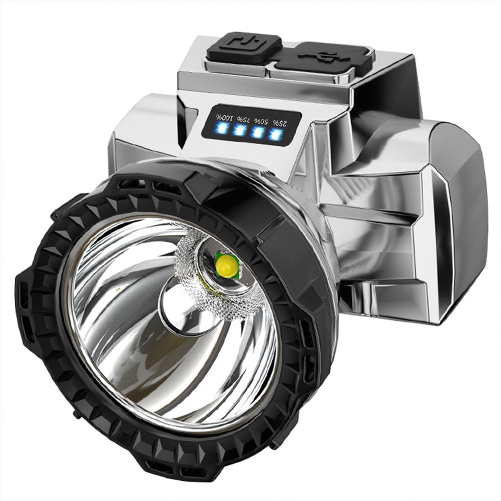 Simple Head-mount Headlight Waterproof LED Head Flashlight For Hiking