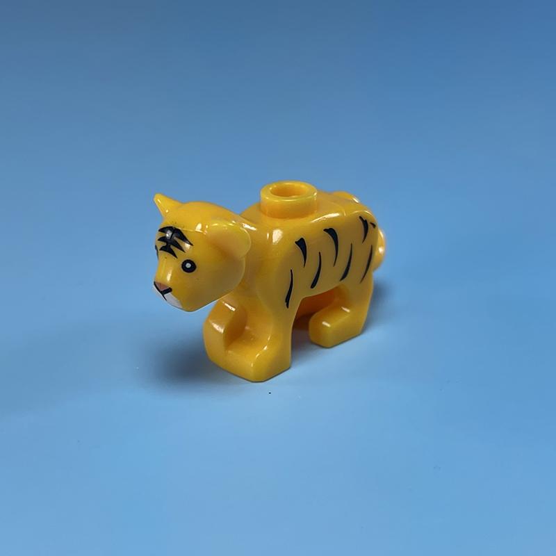 Figurky zvířat Šavlozubý tygr Mládě tygra Mamut Leopard Figurka Stavebnice Modely Sady Hračky pro děti Divoká zvířata Dárky pro děti