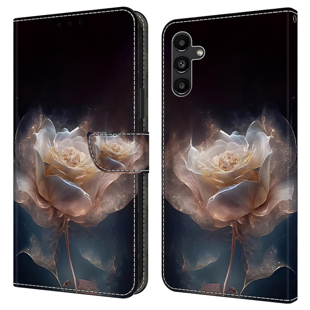 For Samsung Galaxy A15 4G/5G Wallet Case PU Leather Pattern Printed Phone Cover