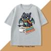 Funny Dragon Graphic Tee Shirt Men Women Vintage Printed Mens Clothes Fun Cotton Short Sleeve Round Neck Tshirt Loose Tees