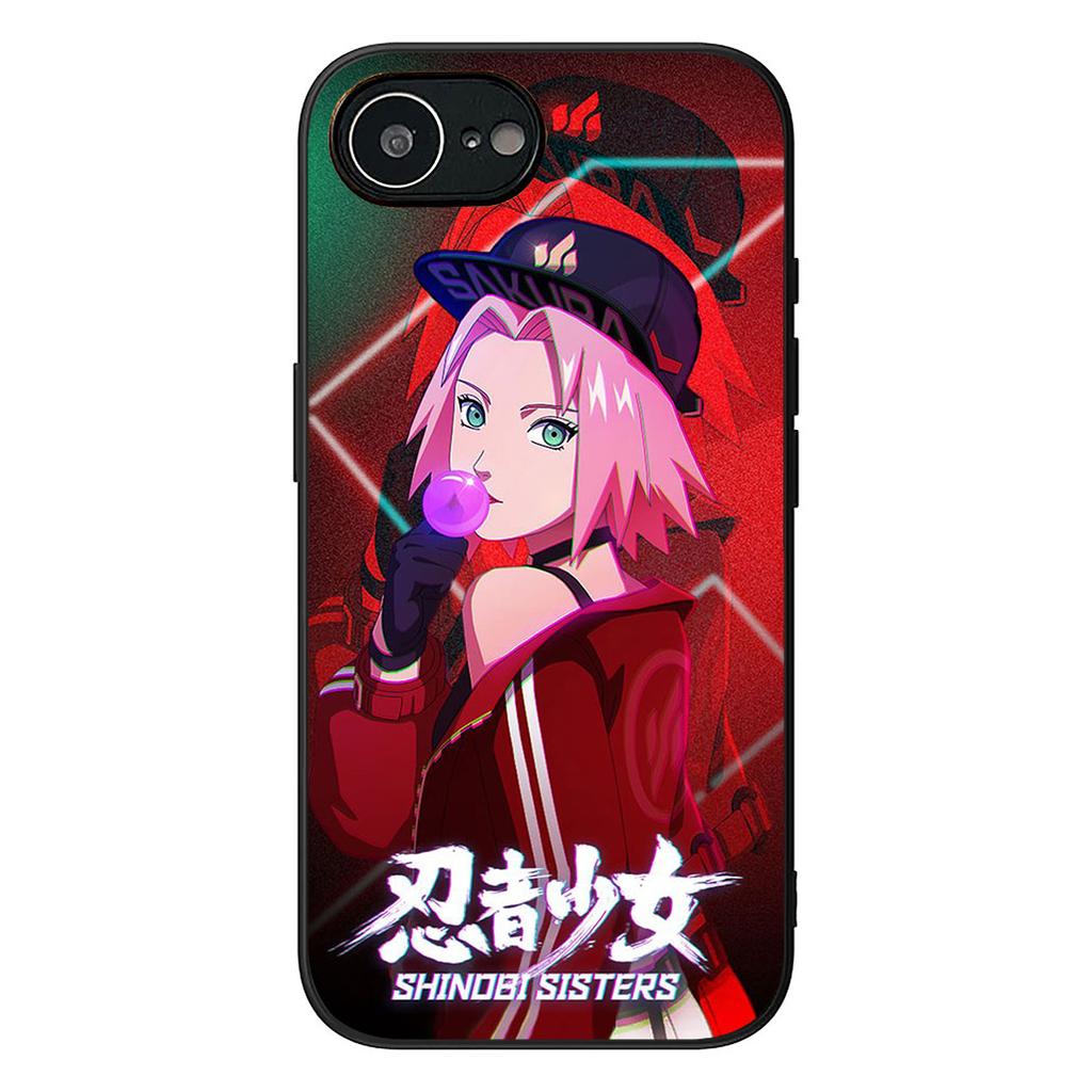 Haruno Sakura Uchiha Sasuke Narutos Phone Case for Apple iPhone 16 17 Air 14 15 Pro Max Plus 16+ 16E 14+ ProMax Protective Cover