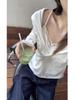 Women's Slim Fit Lace-Trimmed Long Sleeve Two-Piece Hoodie for Early Autumn