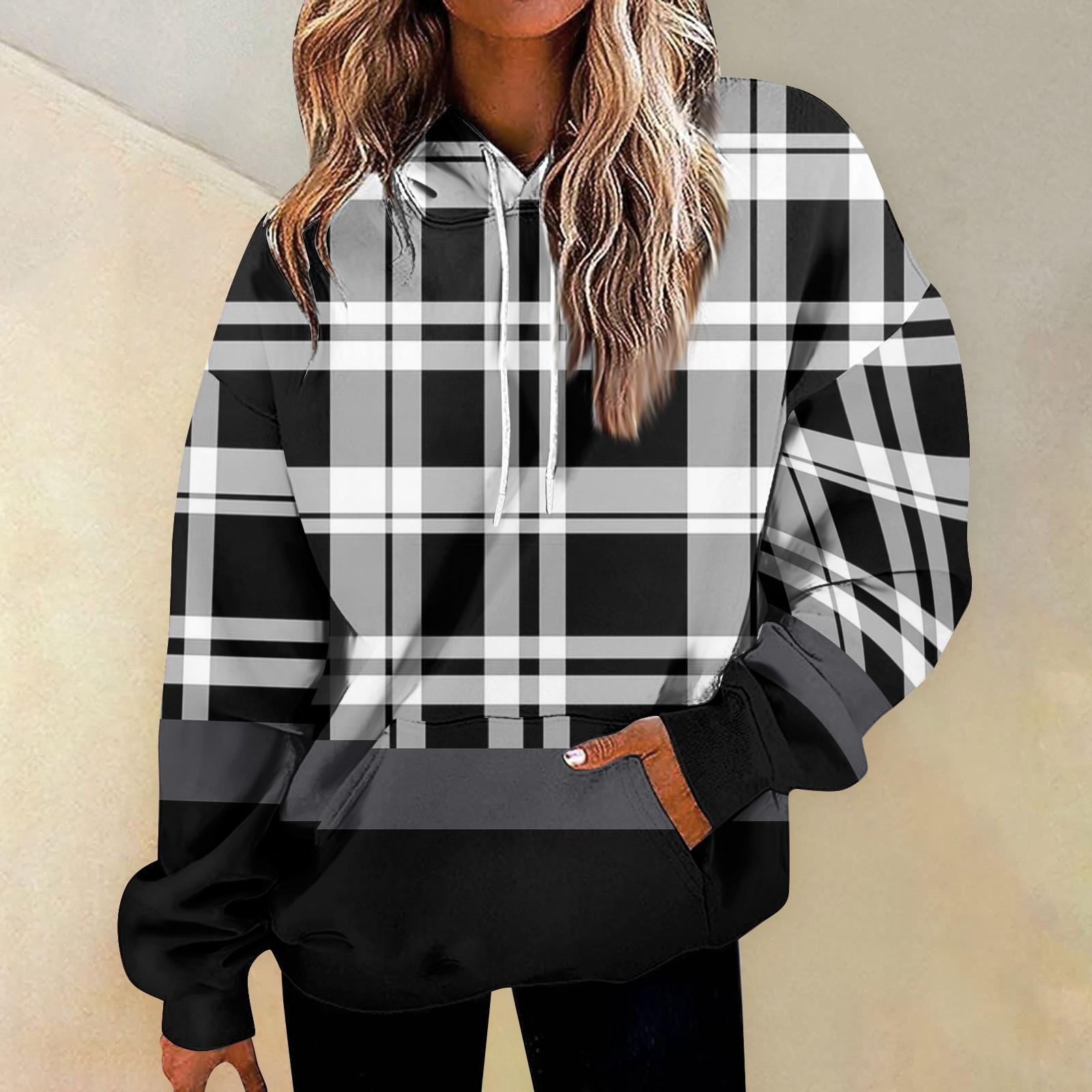 Женская мода повседневная универсальная повседневная толстовка с рисунком повседневная — фото 4