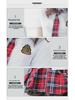 Plus Size Women's Japanese & Korean School Uniform Skirt Set - Academy Style & Performance Costume.