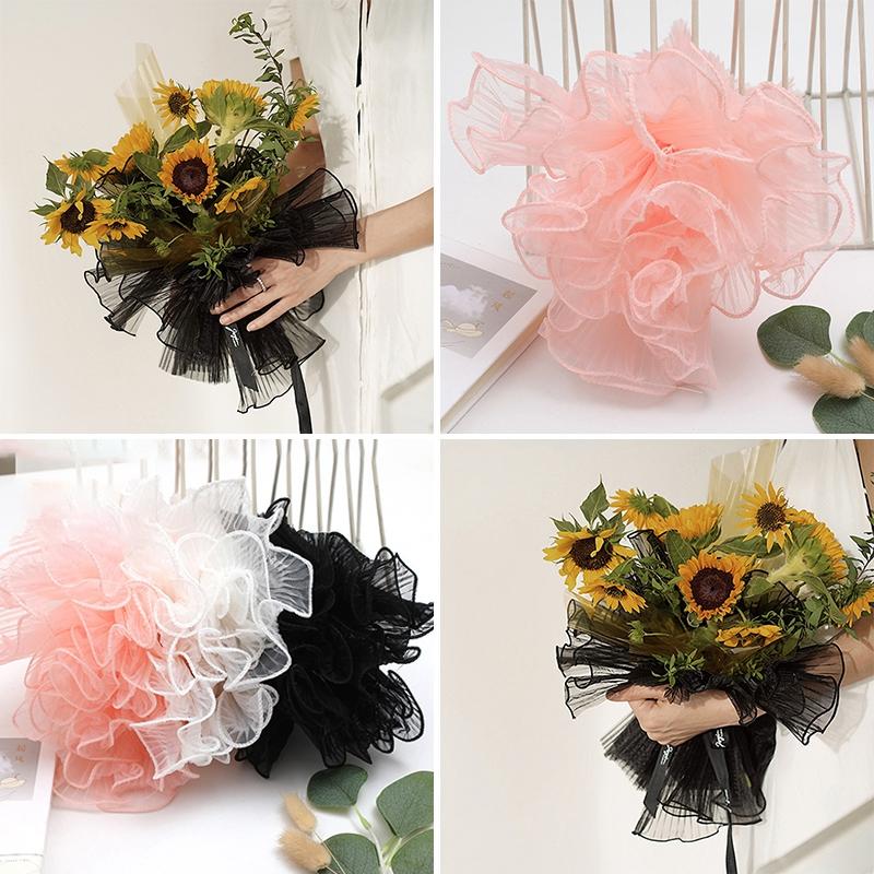 Lace Flower Packaging Flower Bouquets Wrapping Paper Creative Wedding Party Florist Supplies
