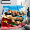 1pz Coperta in Flanella con Stampa di Alvin & The Chipmunks, Alta qualità per Tutte le Stagioni, Decorazione per la Casa, Calore e Comfort, Perfetta per Regali di Natale