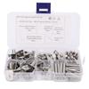 88Pcs 5 Styles Shelf Pins Kit Nickel Plated Shelf Support Pegs for RV Cabinet Bookshelf Display Cabi