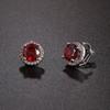 5628 Earring Clip with Colorful Zircon Stone Brass Material for Women
