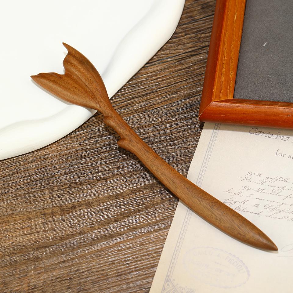 Elegantná zlatá sponka do vlasov z hodvábu a santalového dreva - Čínsky retro štýl vlasového doplnku