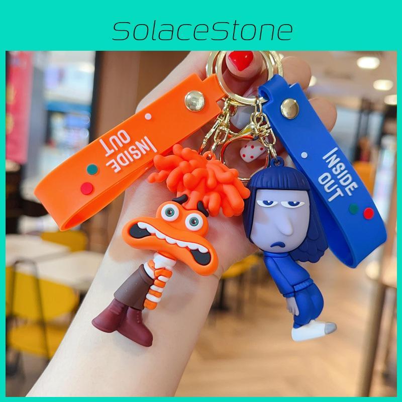 Adorable Pvc Inside Out Keychain Cartoon Accessory Perfect For Gifts And Parties